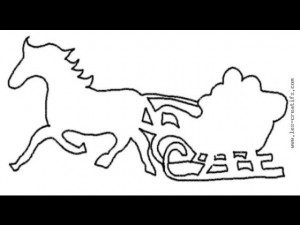 trineo de caballos