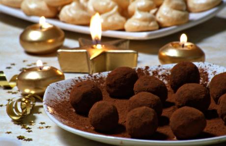 trufas de chocolate