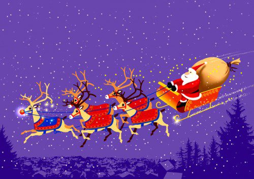 petit papa Noël... image cartoon