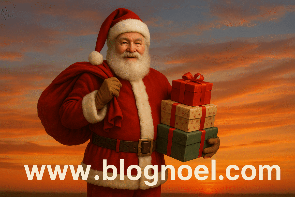 Père Noäl et ses cadeaux