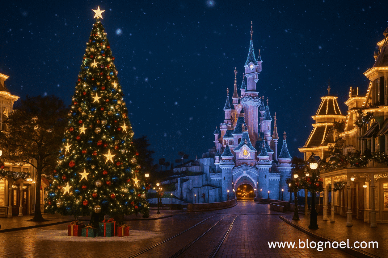 Plongez dans la magie de Noël à Disneyland Paris : parades féeriques, décorations lumineuses, spectacles, gastronomie et conseils pratiques pour une expérience inoubliable au royaume des rêves.