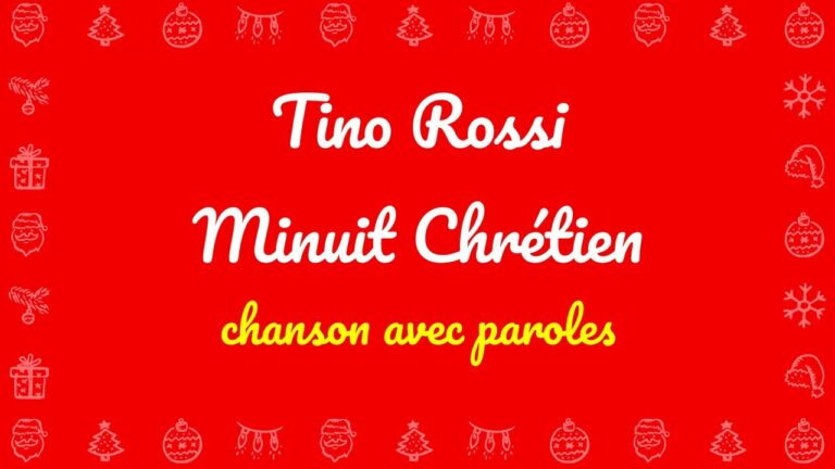 Tino Rossi – Minuit Chrétiens (avec paroles) – Les plus beaux chants pour les fêtes de Noël – Musique de Noël